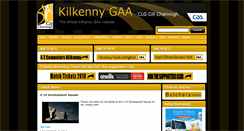 Desktop Screenshot of kilkennygaa.ie