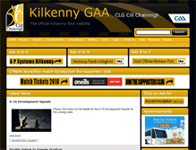 Tablet Screenshot of kilkennygaa.ie